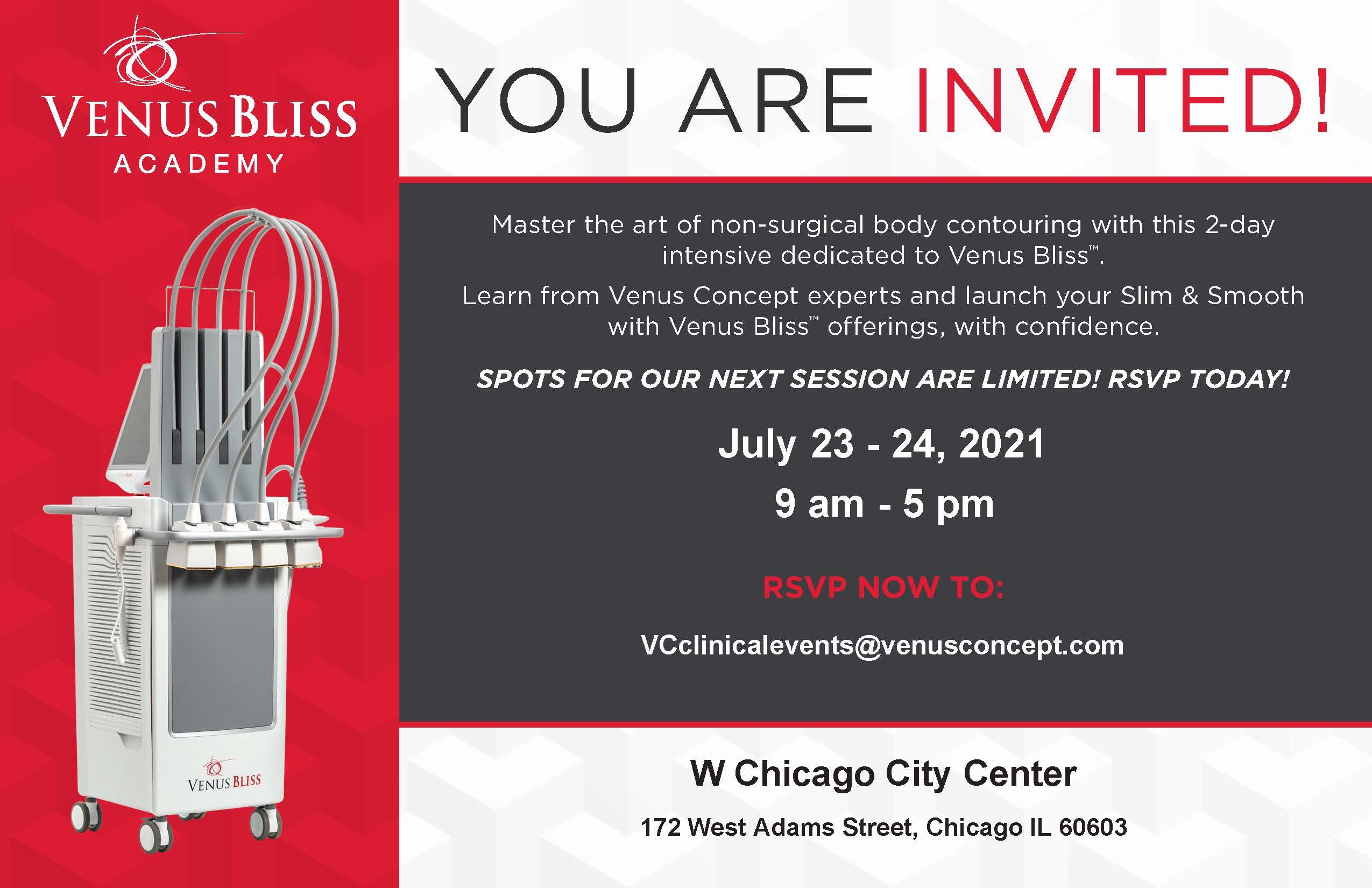 Venus Bliss Academy 2021 - Chicago